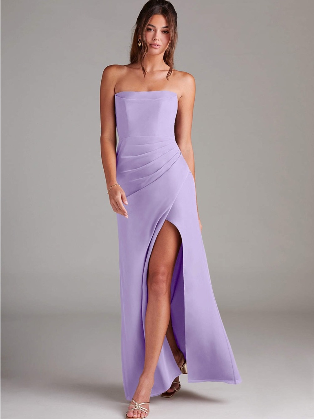 Light purple bridesmaid dress